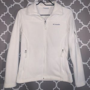 Women’s white Columbia jacket